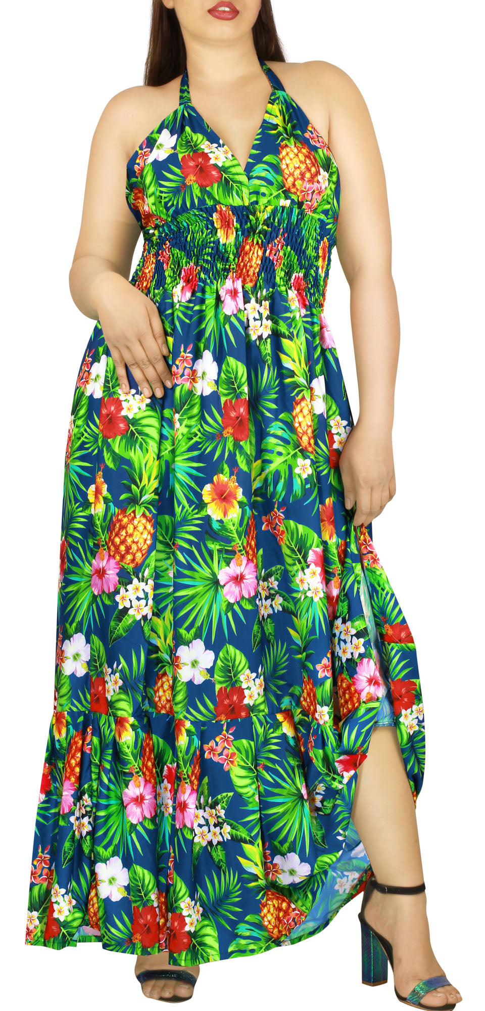 Aloha Low back Luau party dress for women Aloha Low back Luau party dress for women