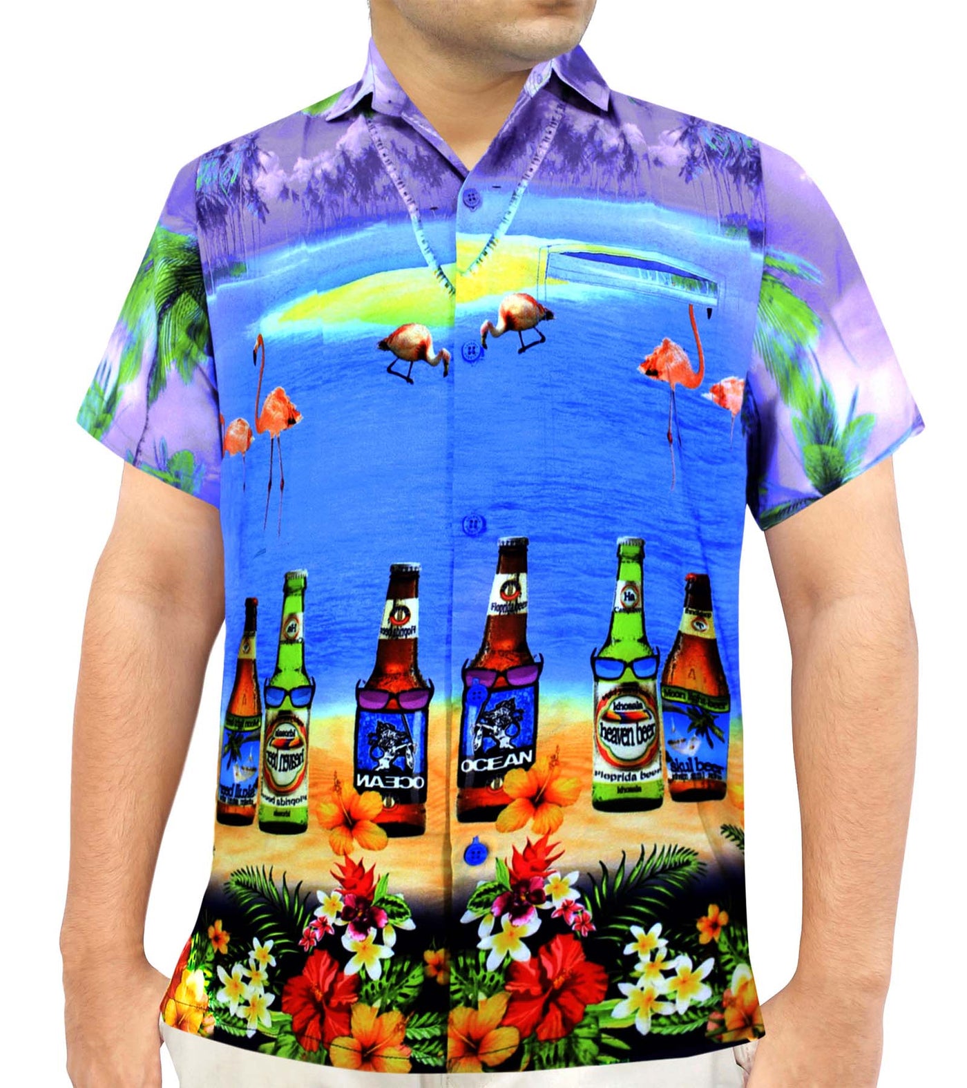 Beer and Babes Hawaiian Shirt for men