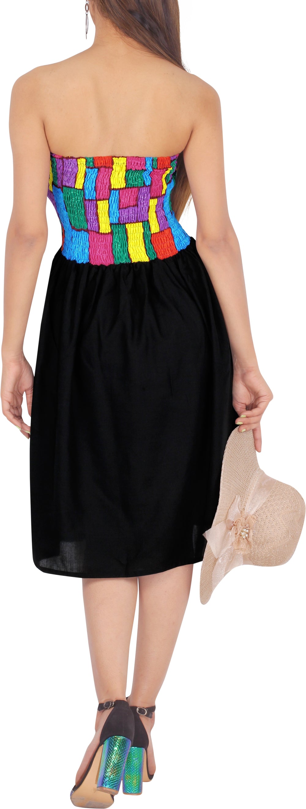 LA LEELA Multi Short Dress - 138028
