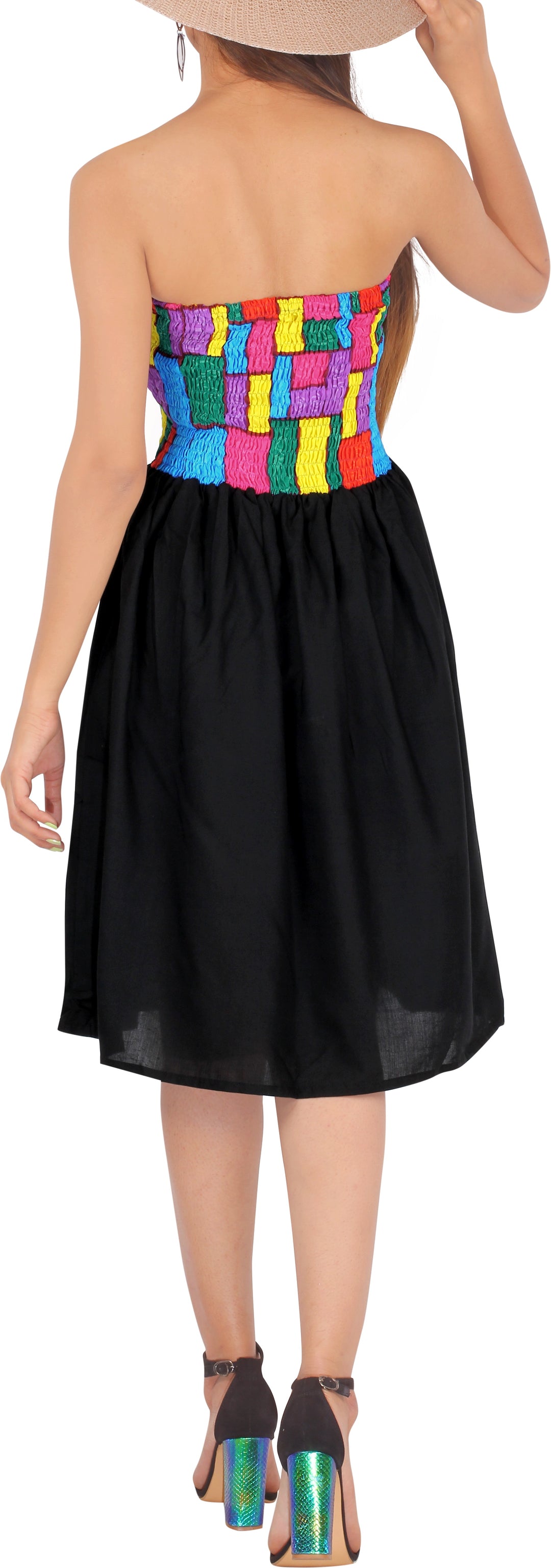 LA LEELA Multi Short Dress - 138028