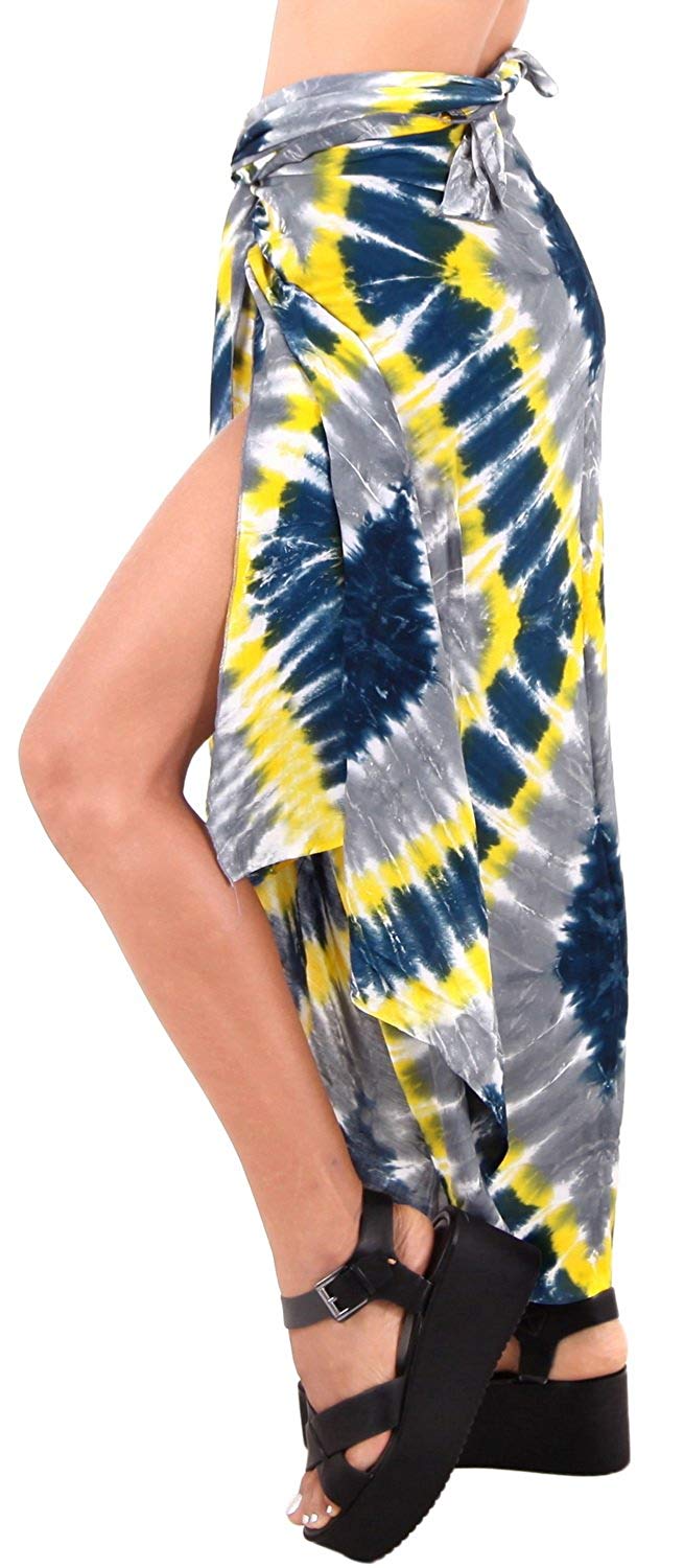 HAPPY BAY Womens Beach Swimsuit Cover Up Sarong Swimwear Cover-Up Wrap Skirt Plus Size Large Maxi GC
