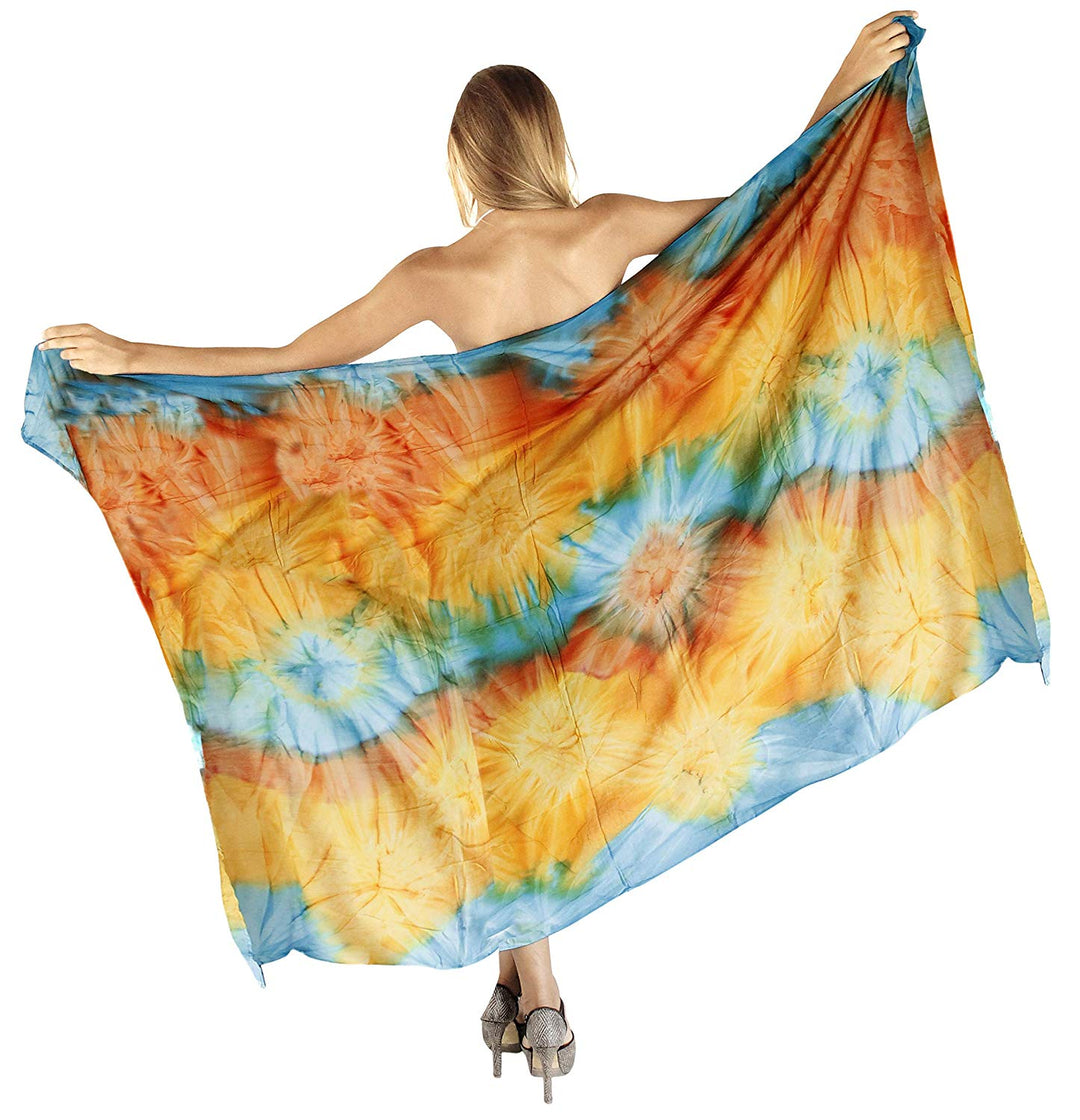 HAPPY BAY Swimsuit Cover-Up Sarong Beach Wrap Skirt Hawaiian Sarongs for Women Plus Size P04269