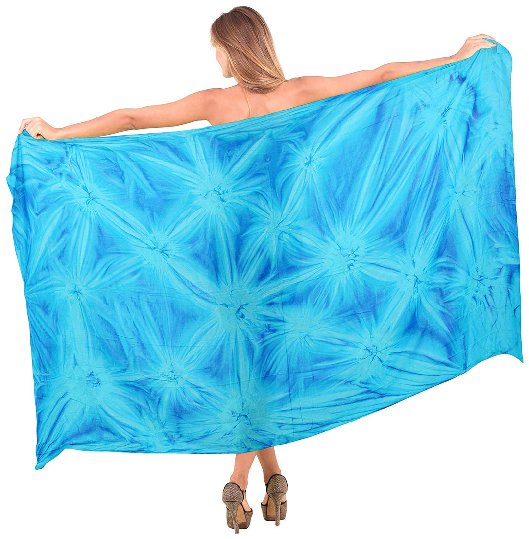 HAPPY BAY Swimsuit Cover-Up Sarong Beach Wrap Skirt Hawaiian Sarongs for Women Plus Size P04272