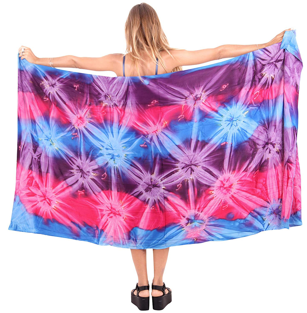 HAPPY BAY Swimsuit Cover-Up Sarong Beach Wrap Skirt Hawaiian Sarongs for Women Plus Size P04260