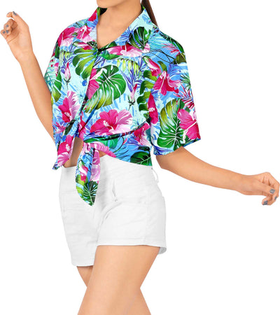 Tropical Bay Hawaiian Shirt for Women