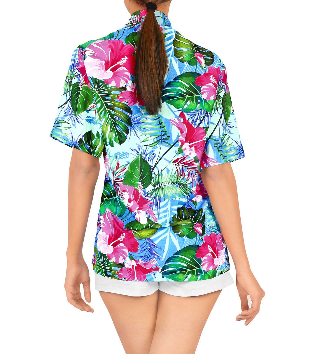 Tropical Bay Hawaiian Shirt for Women