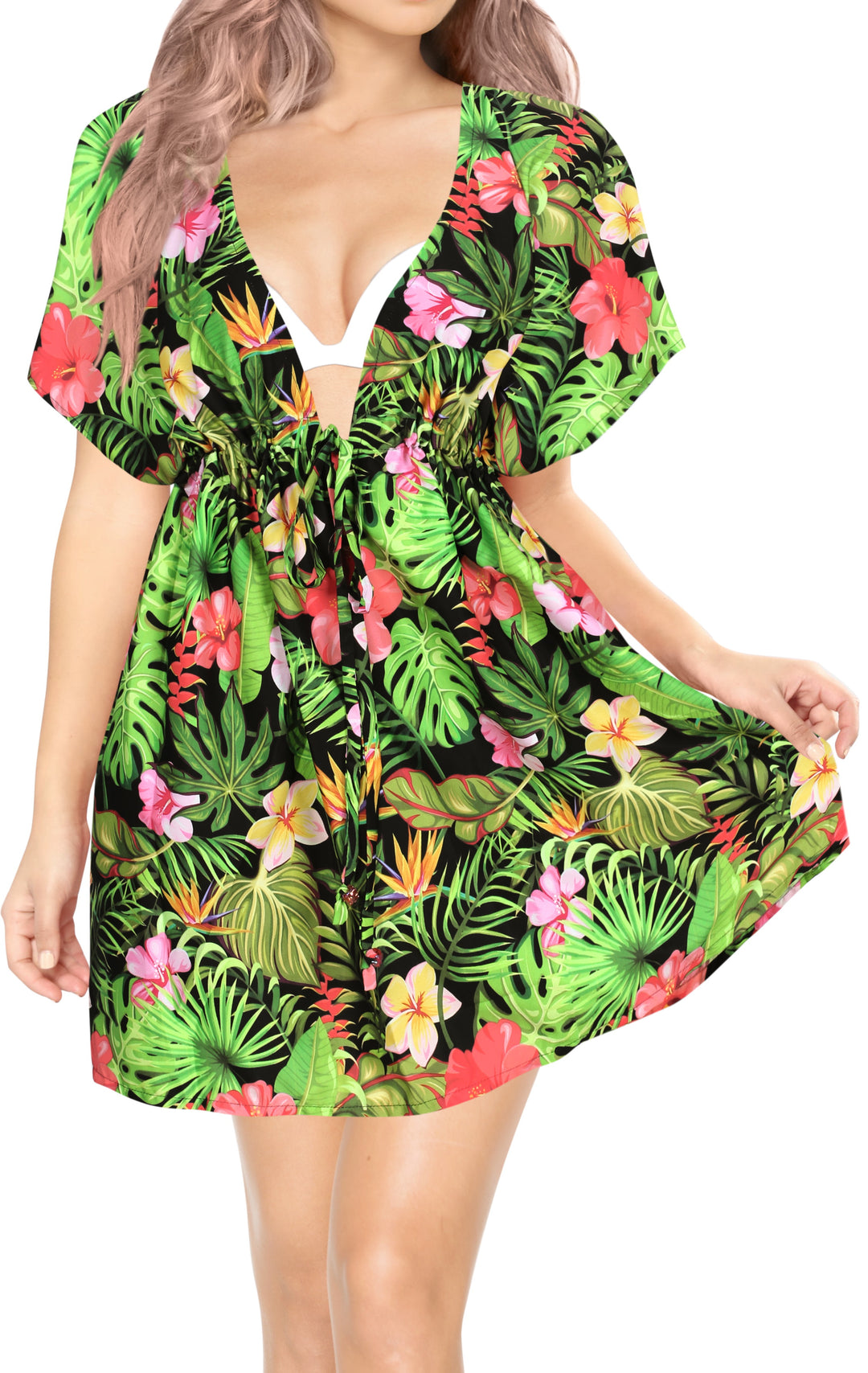 Midnight Blossom Coverup For Women