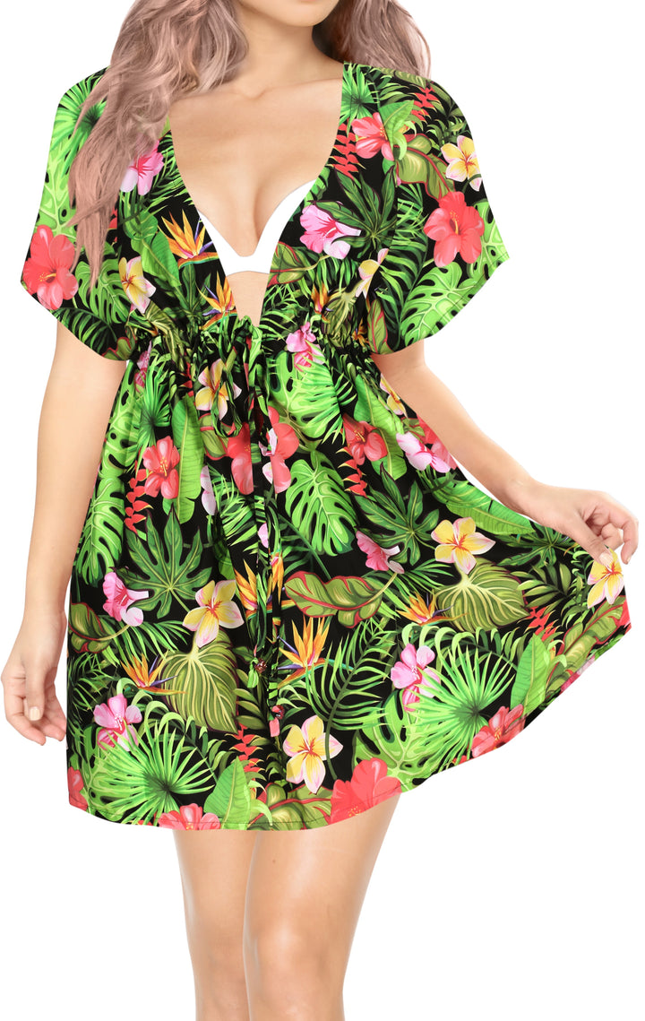 Midnight Blossom Coverup For Women