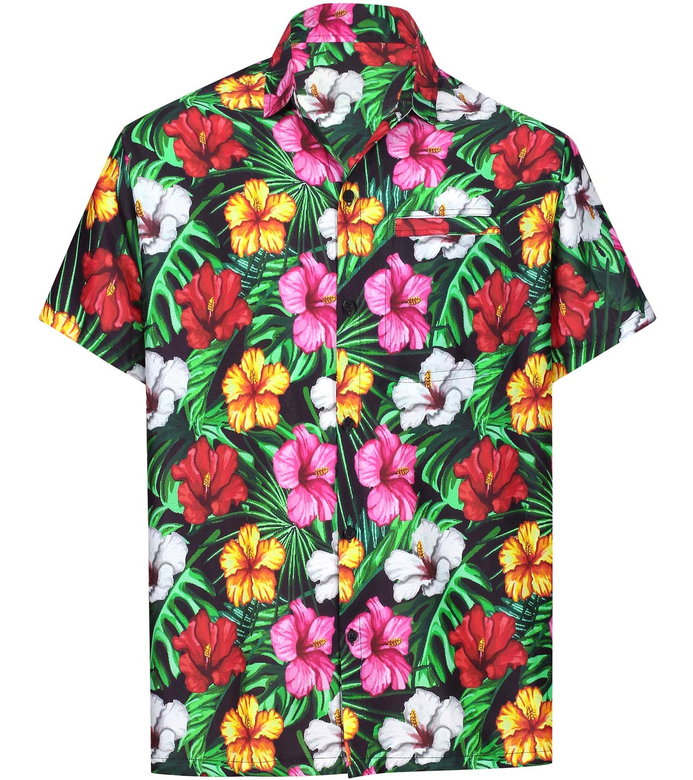 Fun Tropical Print Hawaiian Shirt for men
