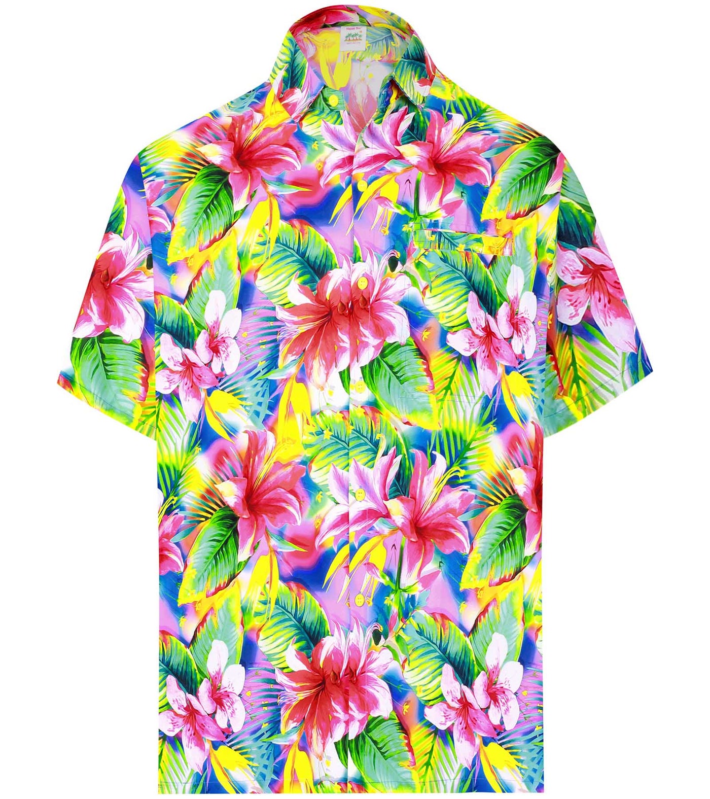 Funky Print Hawaiian Shirt for men