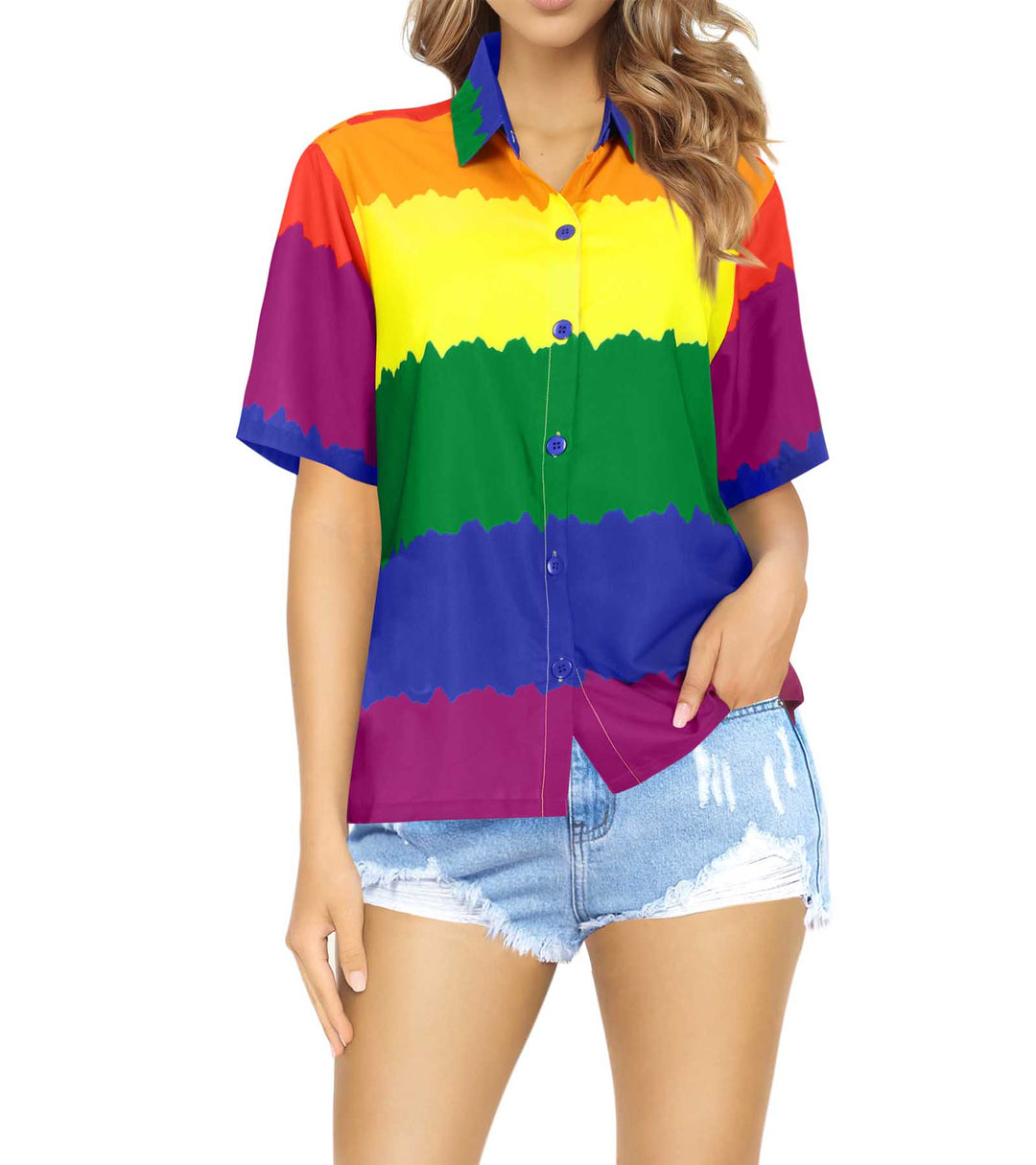 Pride Hawaiian Shirt for women