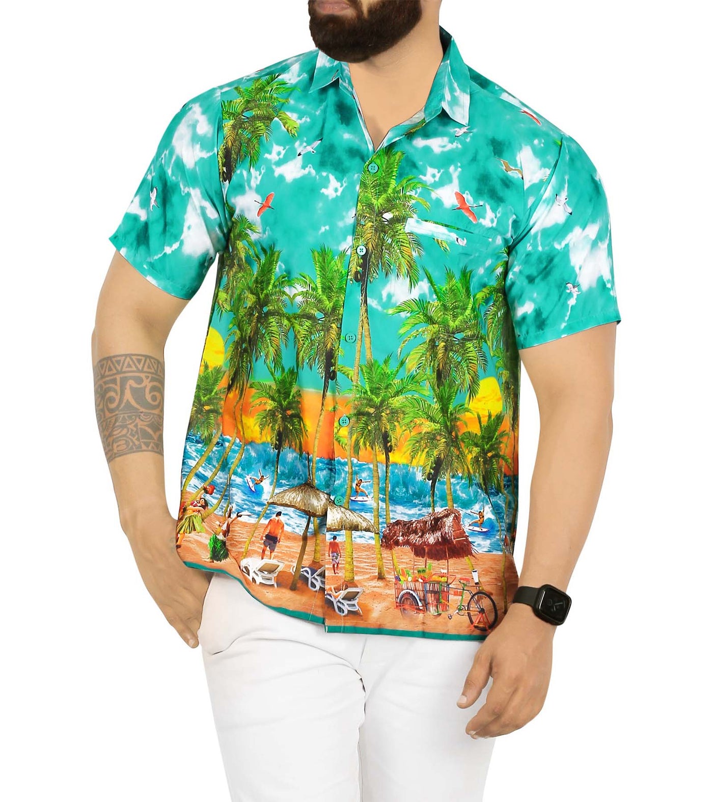 Funky Beach Guy Hawaiian Shirt for men