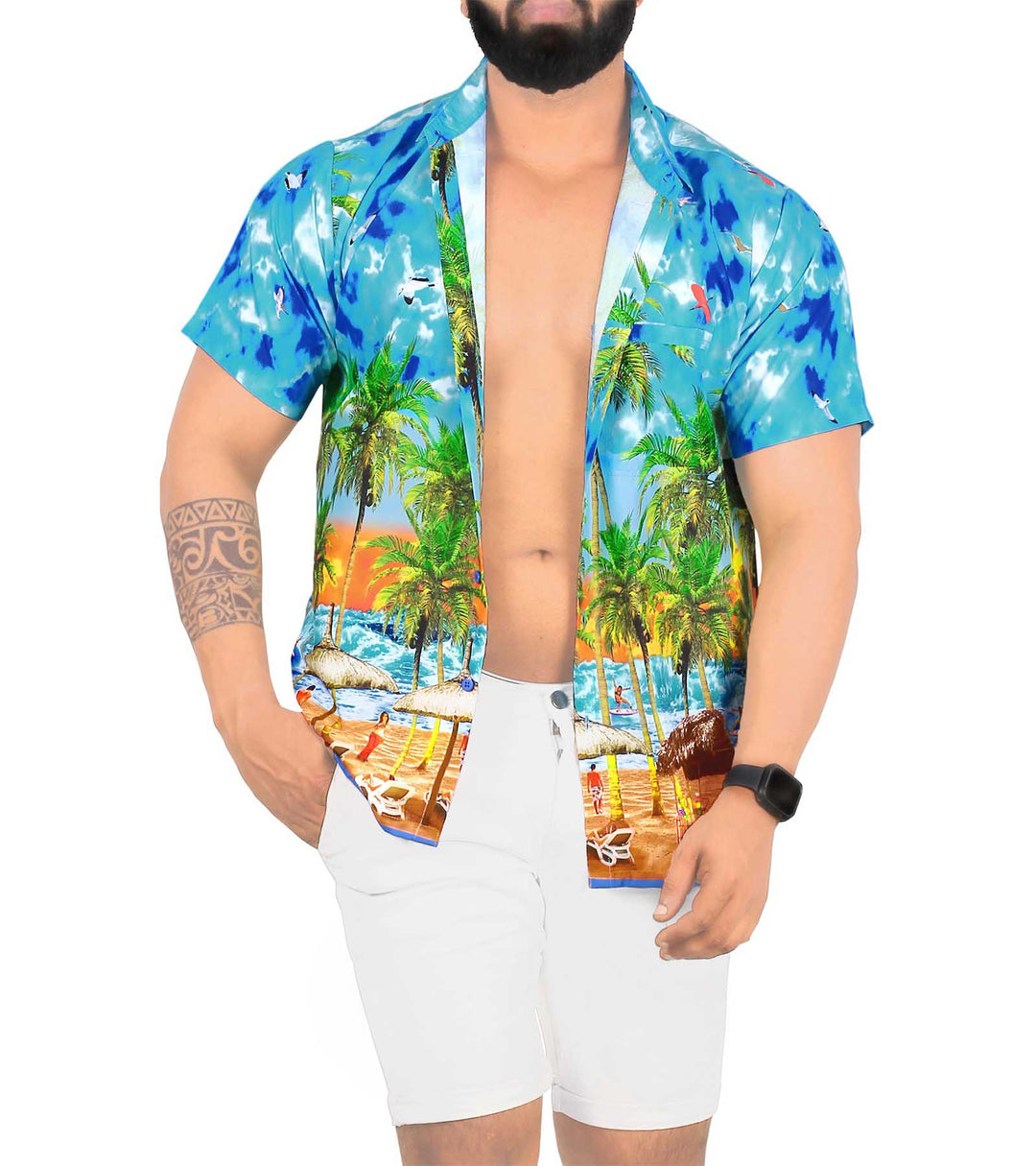 Funky Beach Guy Hawaiian Shirt for men
