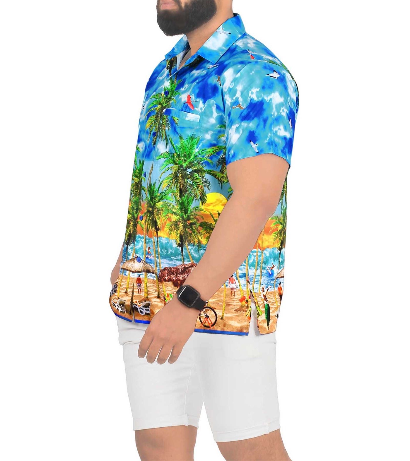 Funky Beach Guy Hawaiian Shirt for men