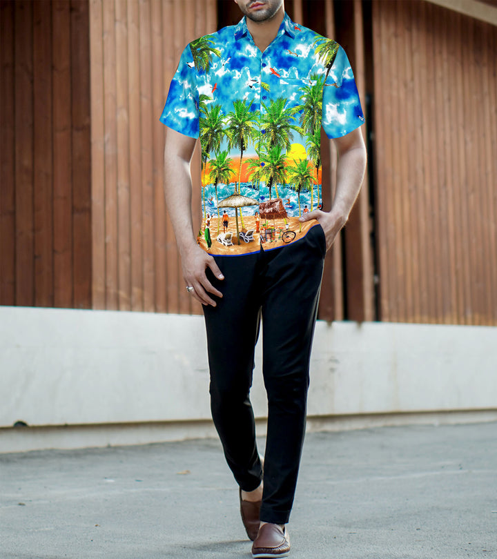 Funky Beach Guy Hawaiian Shirt for men