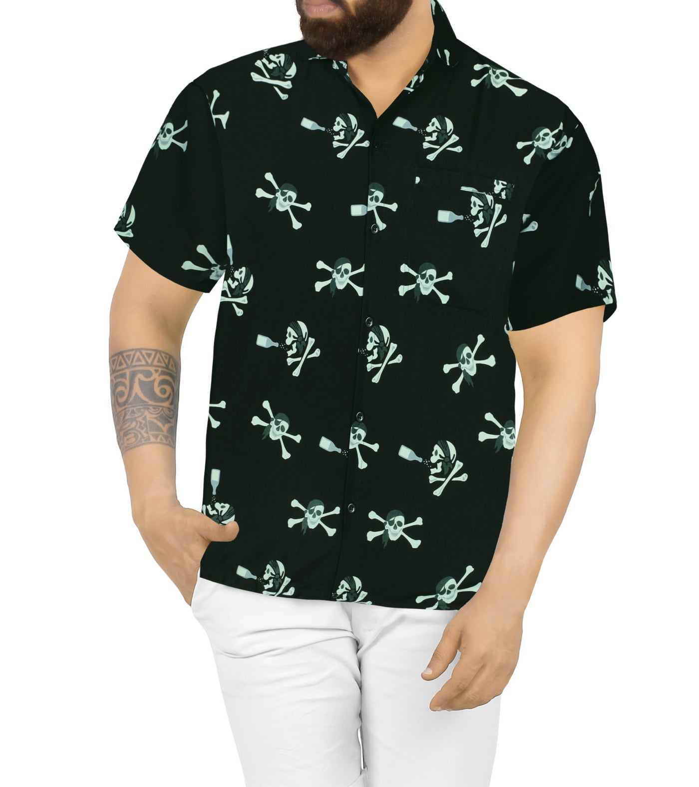 Pirates of Beach Hawaiian Shirt for men