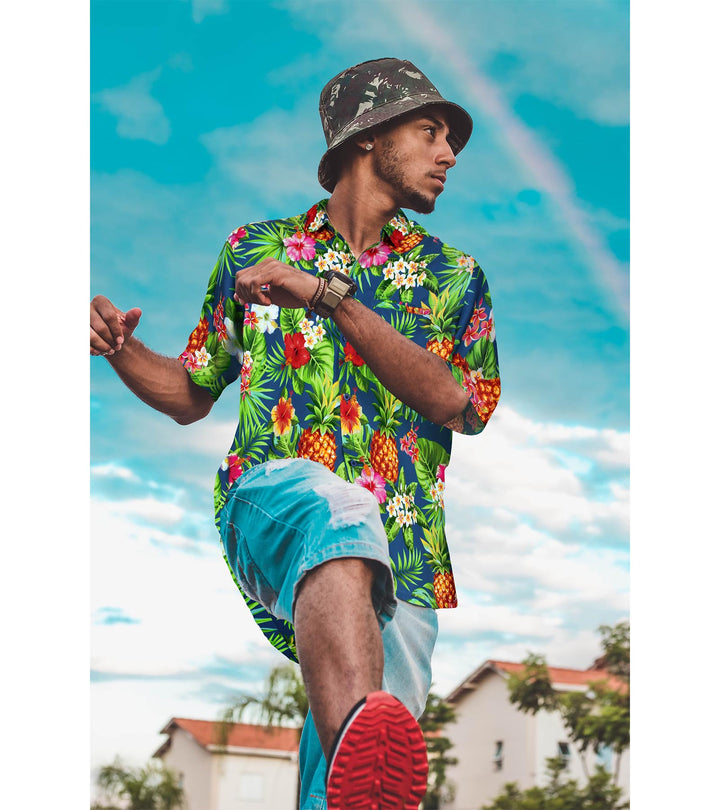 Fineapple Aloha Party Hawaiian Shirt for men