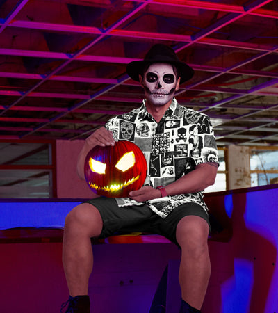 Scary Skull Halloween Shirt For Men