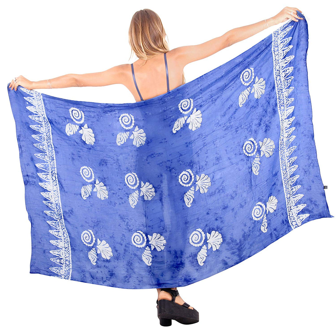 HAPPY BAY Womens Plus Size Sarong Swimsuit Cover Up Beach Wrap Skirt Sarong Wraps for Women Large Maxi P04071