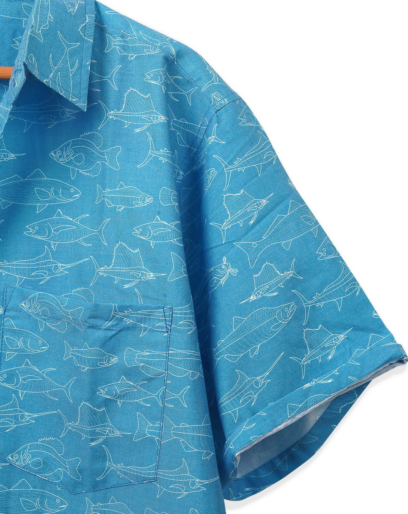 Island Vibes Sea Fish Men's Shirt