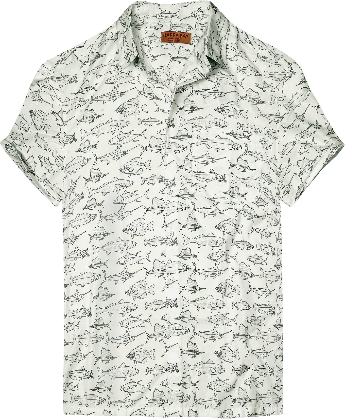 Island Vibes Nautical Fish Men's Shirt