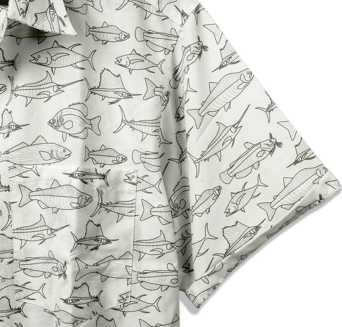 Island Vibes Nautical Fish Men's Shirt