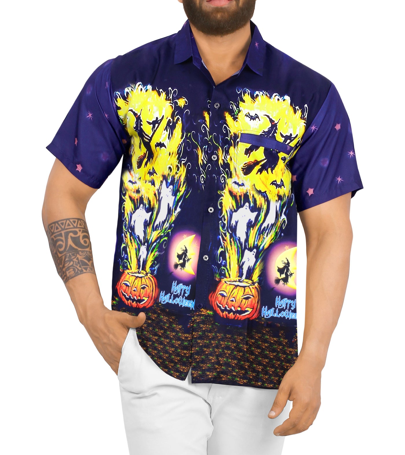 Enchanting Halloween Night Men's Shirt