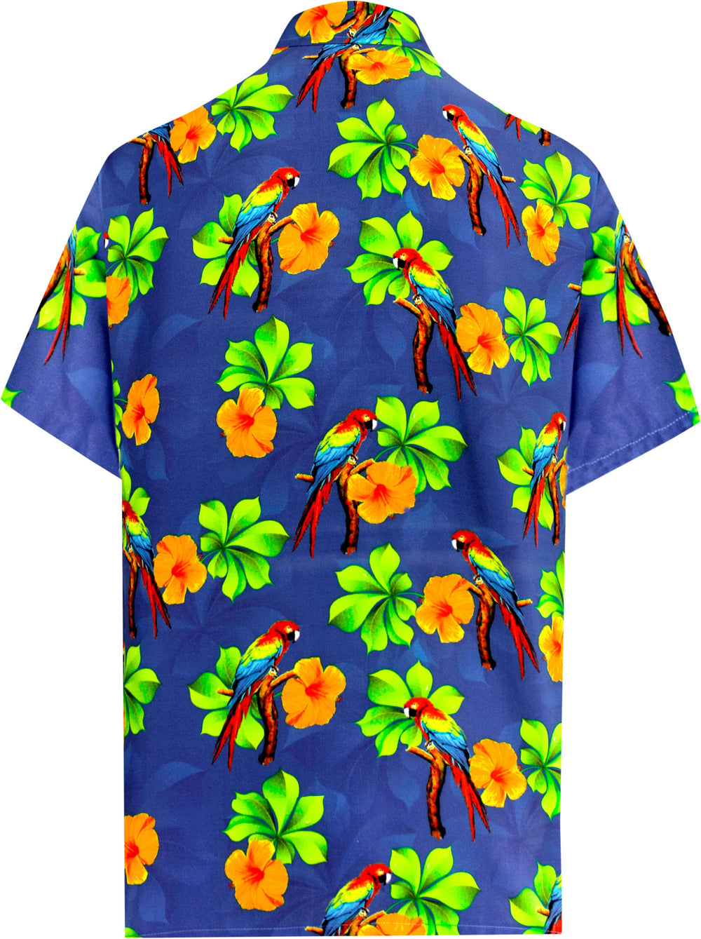 LA LEELA Men's Hawaiian Button Down Shirt - Summer Beach Party Cruise Vacation Casual Short Sleeve Aloha S Multi P00178