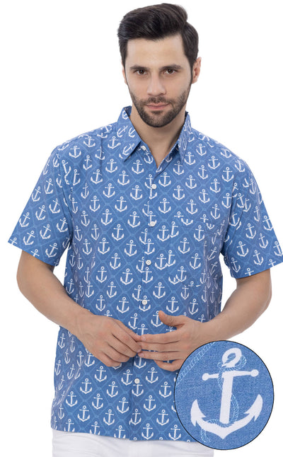 Men's Rayon Blend Shirt “ white (P00345)