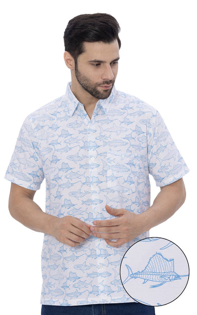 Men's Rayon Blend Shirt “ Grey (P00349)