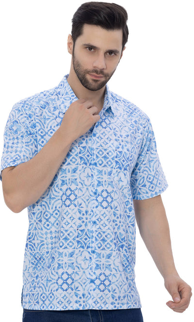 Men's Rayon Blend Shirt “ Grey (P00353)
