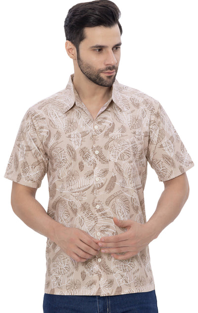 Men's Rayon Blend Shirt “ Navy (P00368)