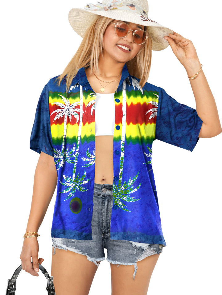 HAPPY BAY Womens Beach Hawaiian Nature&