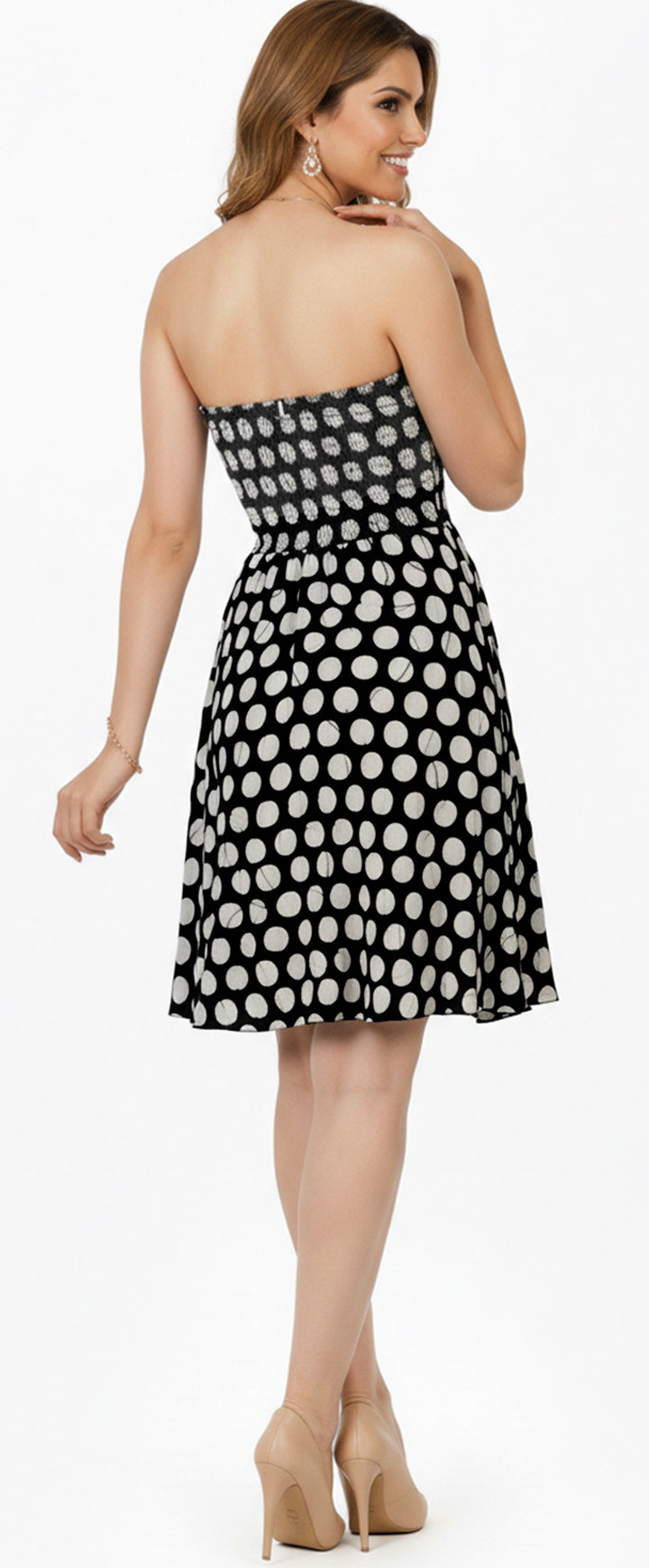 LA LEELA Black Short Dress - 920314