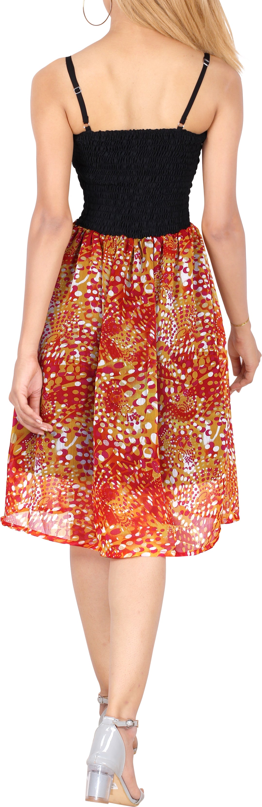 LA LEELA Red Short Dress - 118037