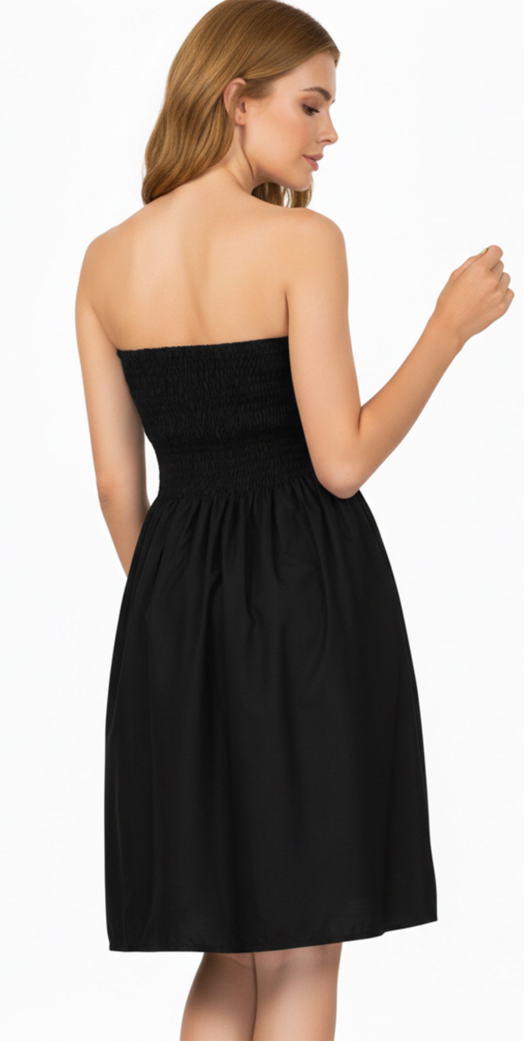 LA LEELA Black Short Dress - 121899