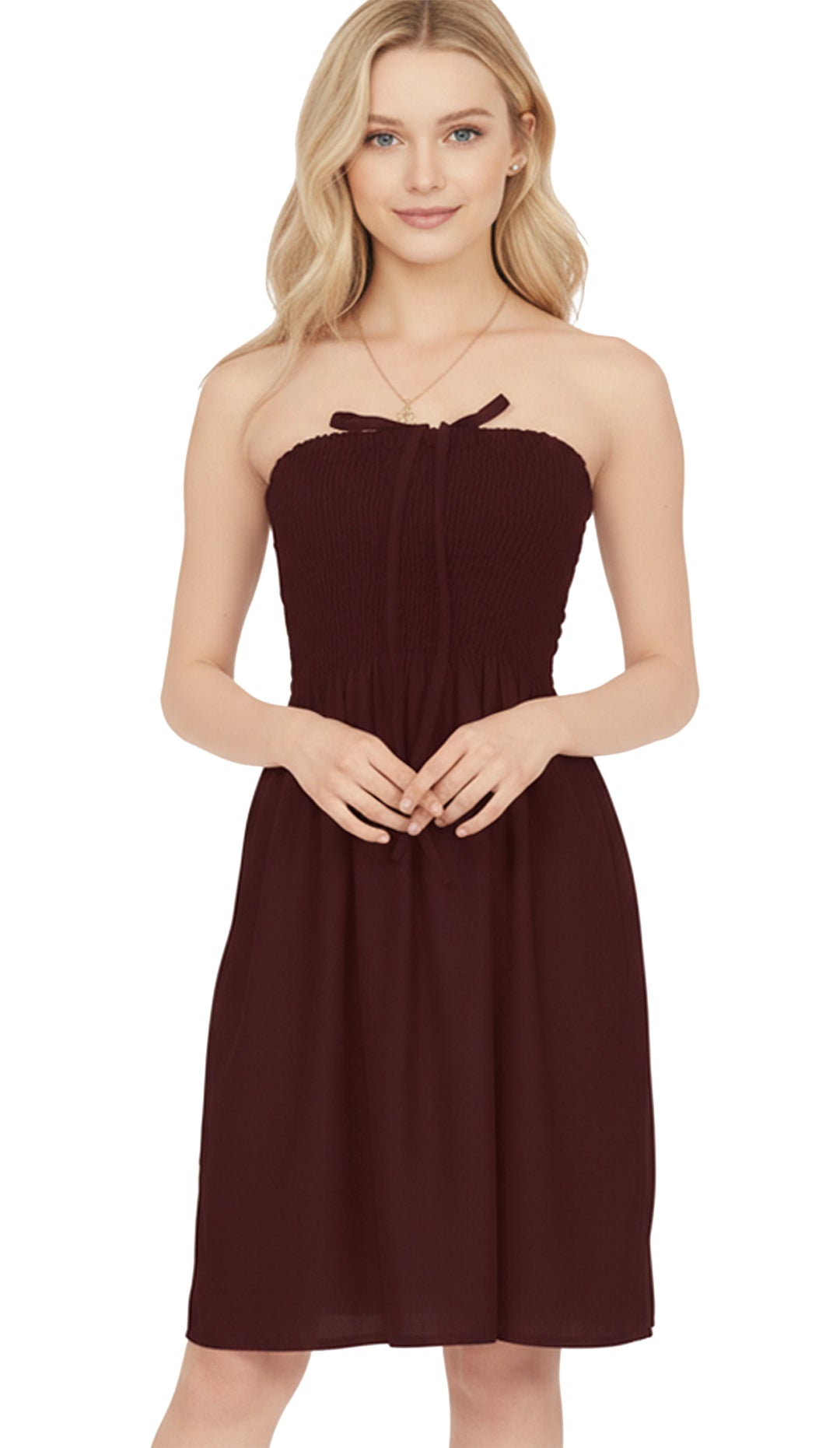 LA LEELA Violet Short Dress - 120037