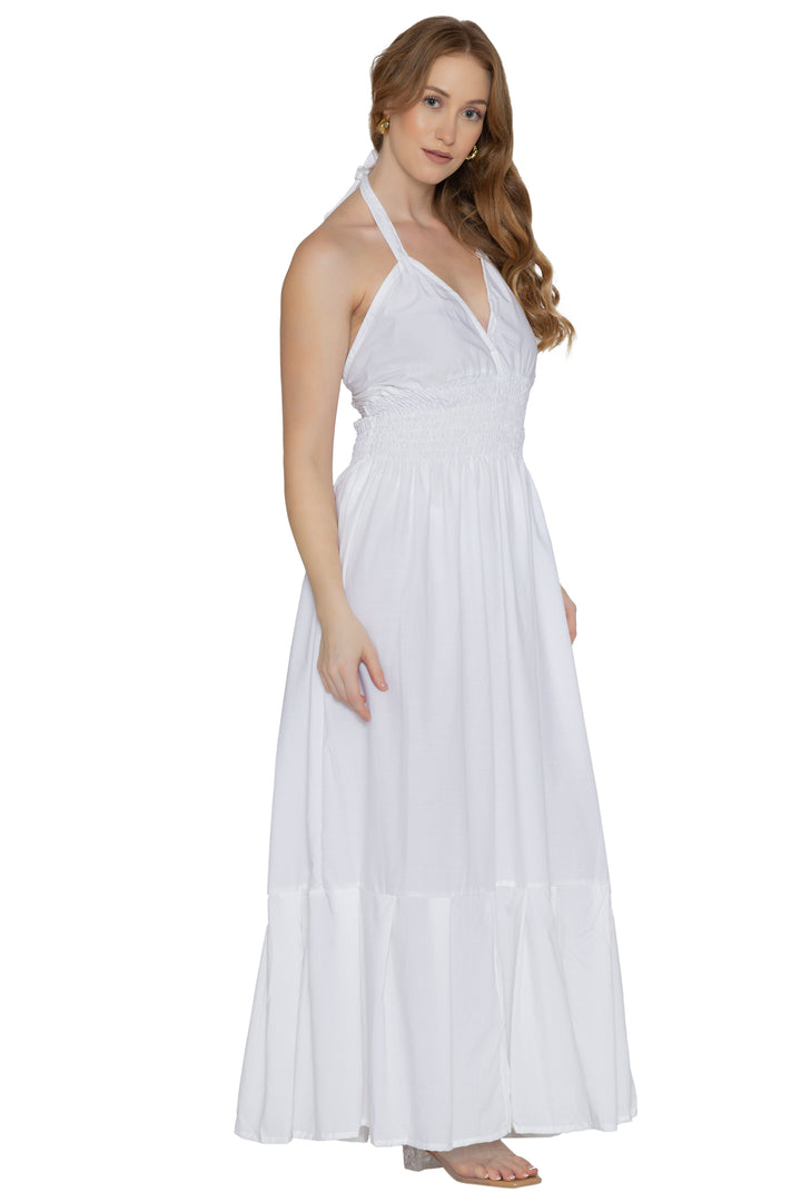 HAPPY BAY White Long Dress - 921092