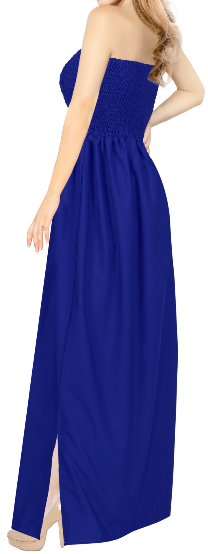 LA LEELA Blue Long Dress - 119863