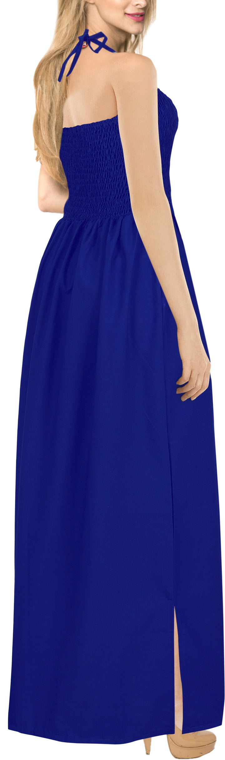LA LEELA Blue Long Dress - 119863