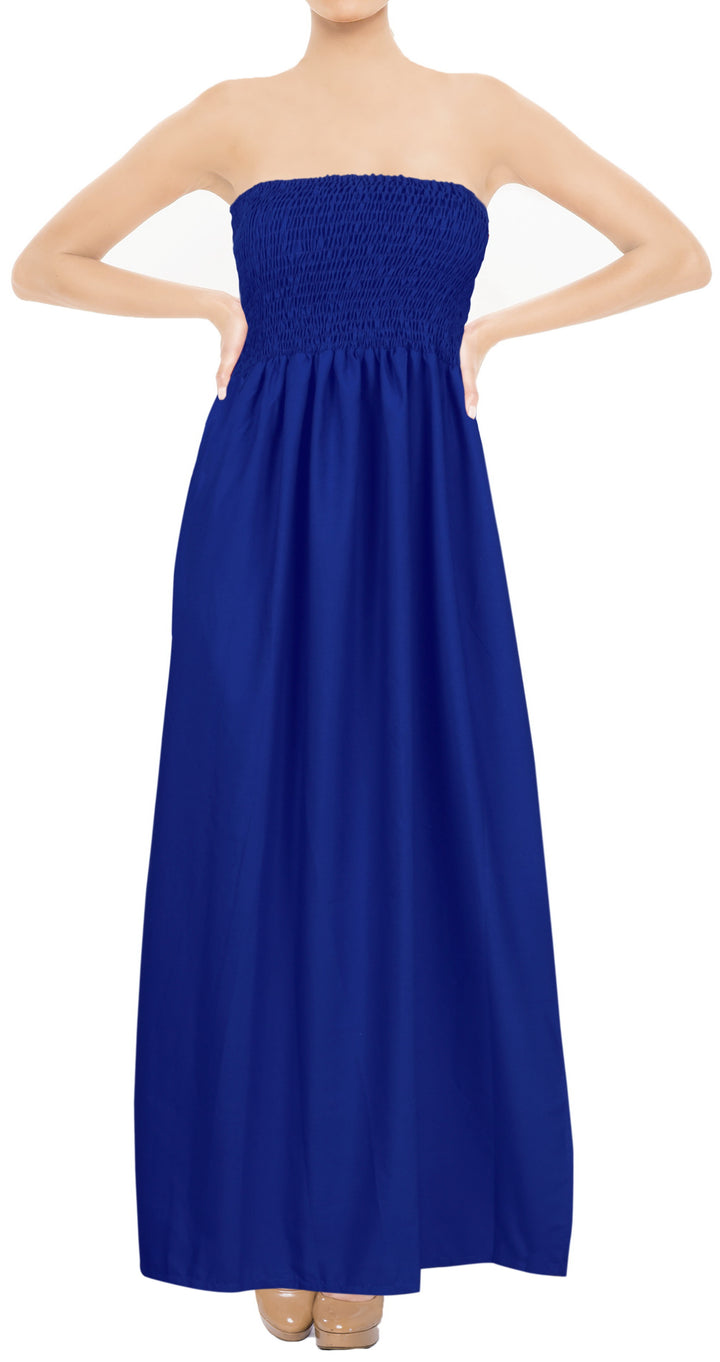 LA LEELA Blue Long Dress - 119863