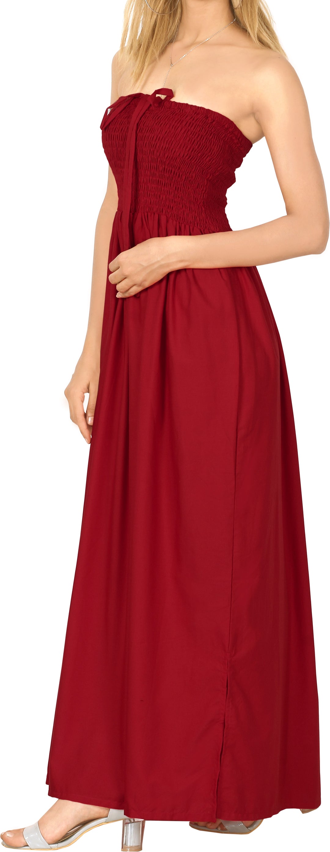 LA LEELA Red Long Dress - 119866