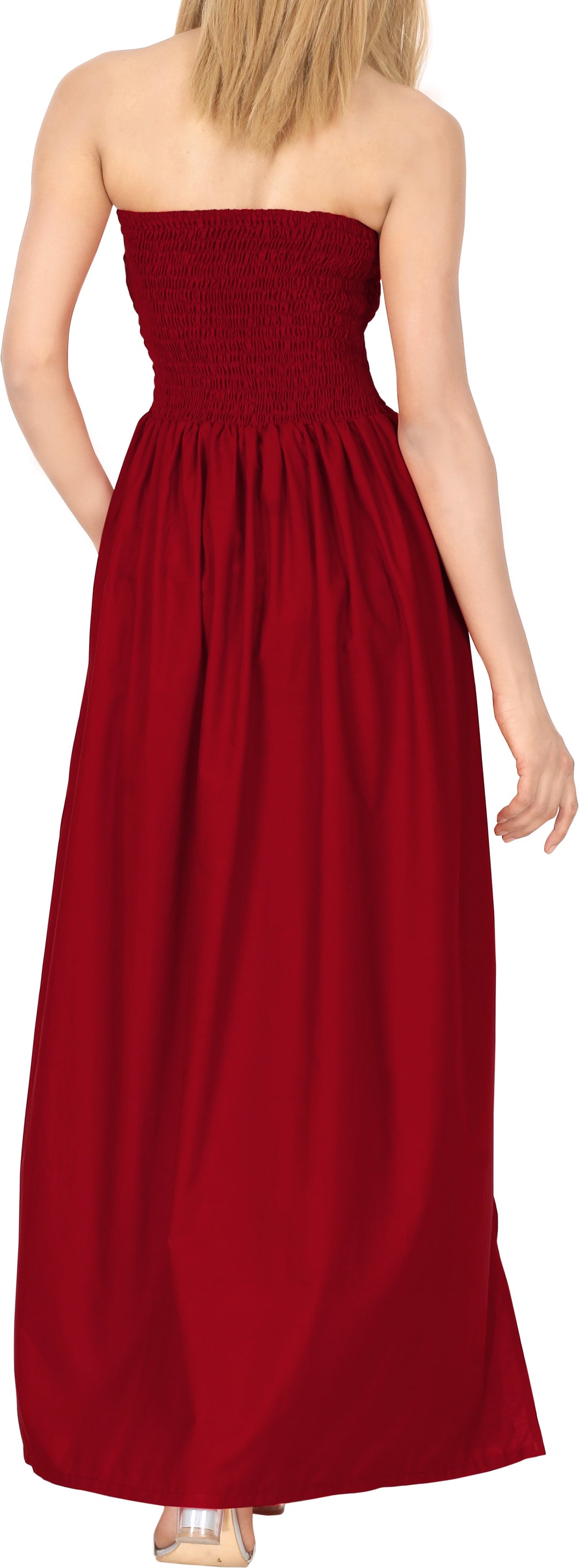 LA LEELA Red Long Dress - 119866
