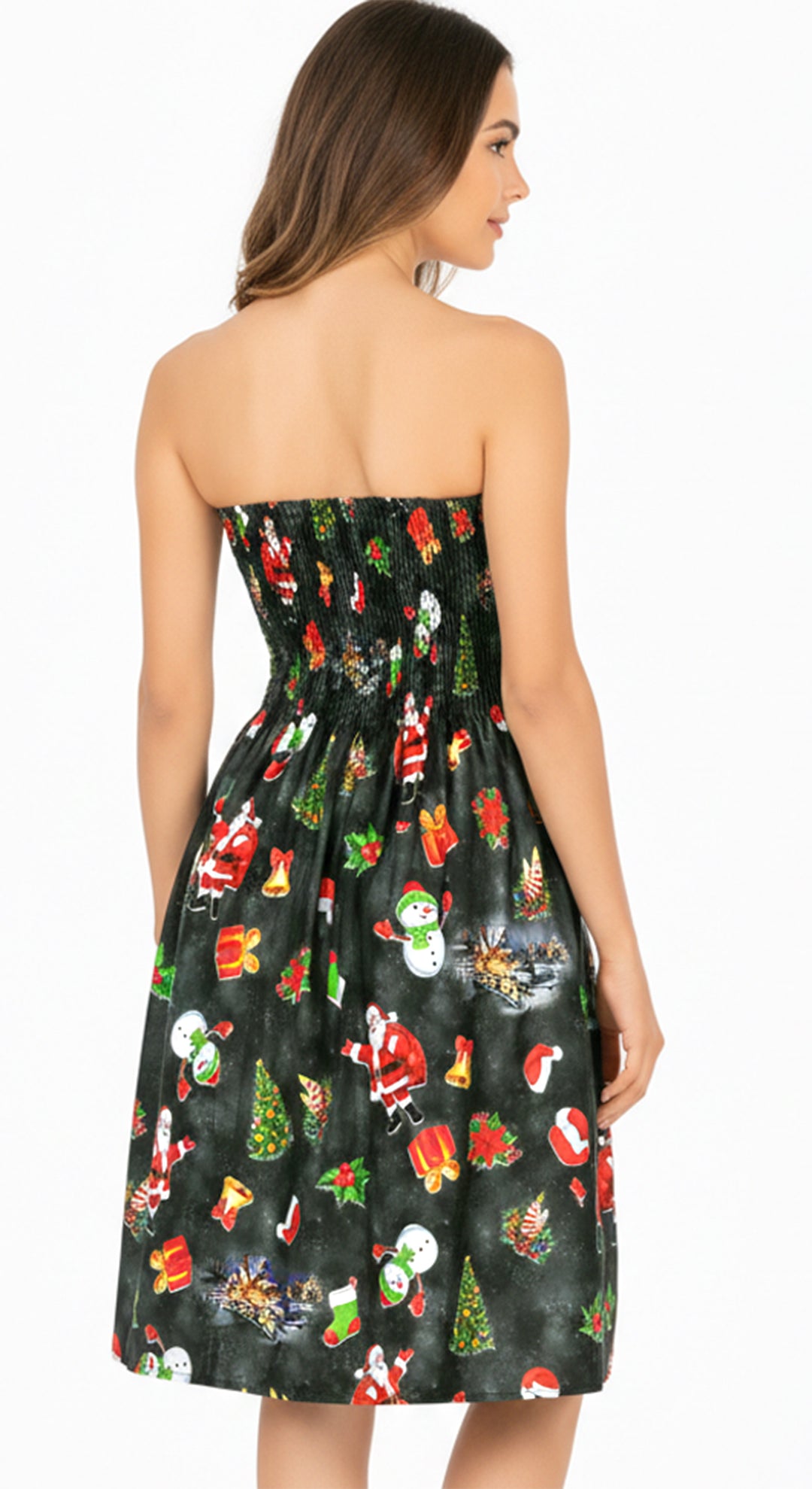 LA LEELA Black Short Dress - 914485