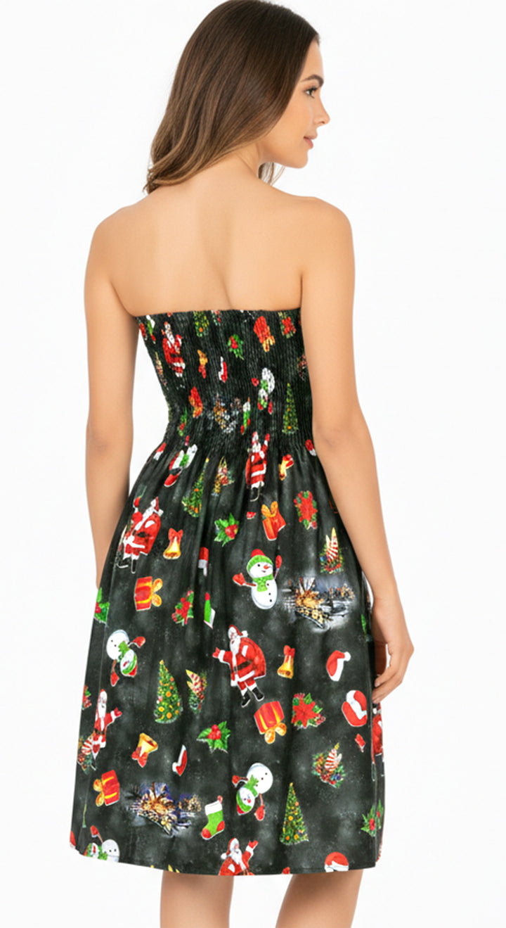 LA LEELA Black Short Dress - 914485