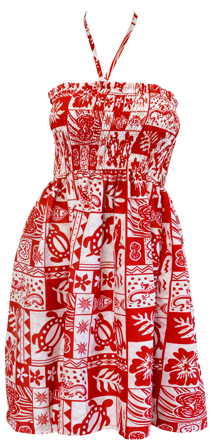 LA LEELA Red Short Dress - 135387