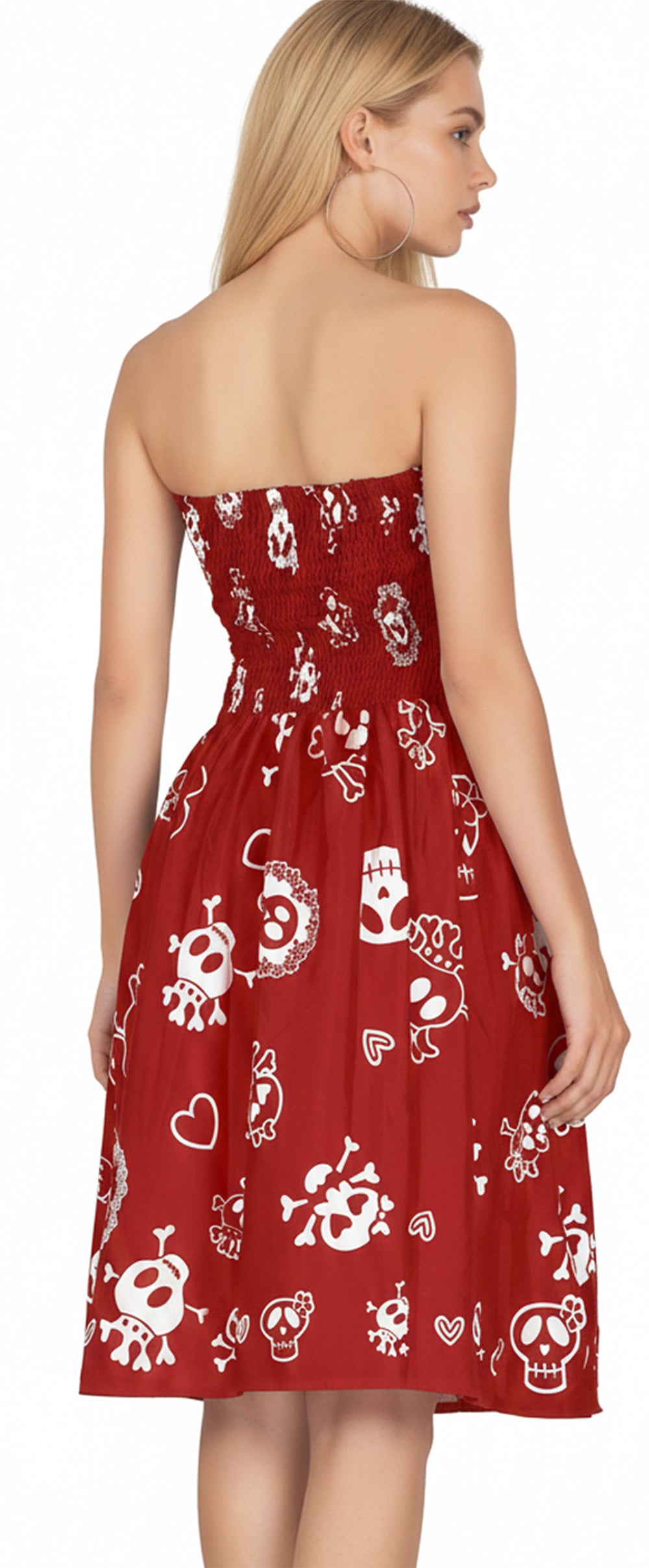 LA LEELA Red Short Dress - 906347