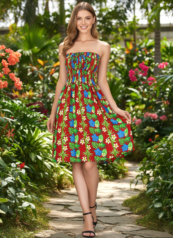 LA LEELA Multi Short Dress - 136996