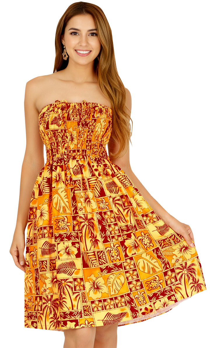 LA LEELA Red Short Dress - 137055