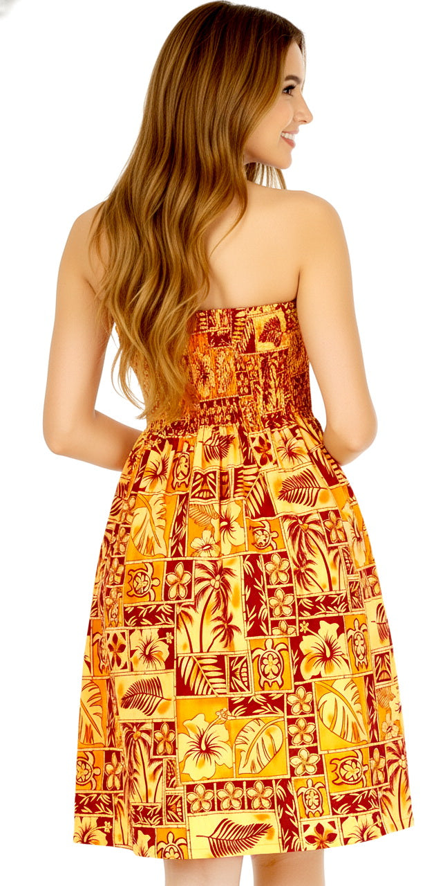 LA LEELA Red Short Dress - 137055